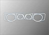 Volkswagen Jetta 2006-2011 Coperture Cromate Fanali Posteriori (2 pz, plastica) foto 1