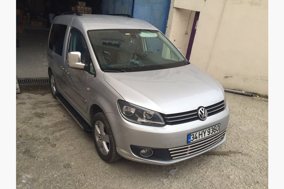 Volkswagen Caddy 2010-2015 Coperture Specchietti Cromate (2 pz) Acciaio Inox Lucido Foto 3