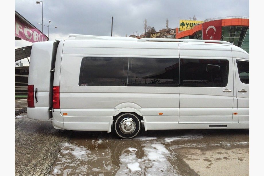 Volkswagen Crafter 2006-2016 Portapacchi da tetto (primer per verniciatura) Foto 16