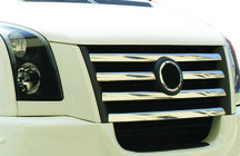 Volkswagen Crafter 2006-2016 Coperture Griglia Cromate 2006-2011 Carmos - Acciaio Inox Turco foto 7