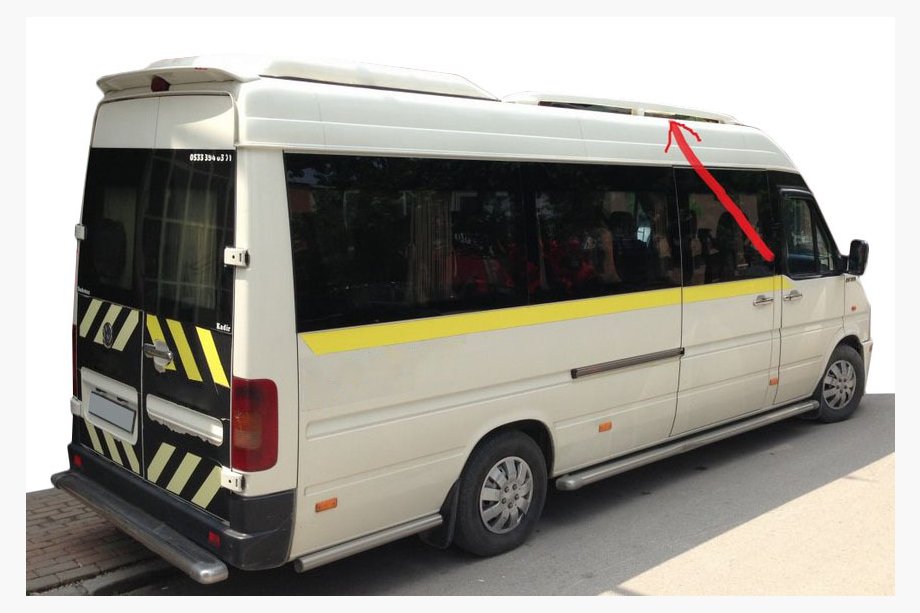 Mercedes Sprinter W901/902/903/904/905 1995–2006 Barre portatutto (primer per verniciatura, 2 pz) Image