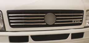 Volkswagen LT 1995-2006 Coperture Griglia Cromate (8 pz, Acciaio Inox) OmsaLine - Acciaio Inox Italiano foto 1