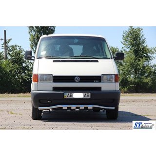 Protezione anteriore con griglia ST010 (acciaio inox) Volkswagen T4 Transporter 1990-2003 foto 2