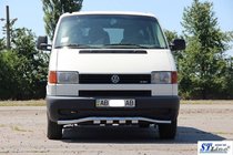 Volkswagen T4 Caravelle/Multivan 1990–2003 Protezione anteriore con griglia ST010 (acciaio inox) foto 2