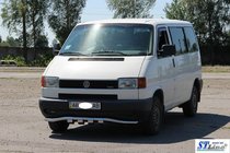 Volkswagen T4 Caravelle/Multivan 1990–2003 Protezione anteriore con griglia ST010 (acciaio inox) foto 3