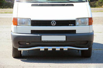 Volkswagen T4 Caravelle/Multivan 1990–2003 Protezione anteriore con griglia ST010 (acciaio inox) foto 1