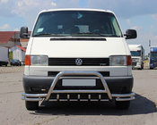 Volkswagen T4 Caravelle/Multivan 1990–2003 Protezione Anteriore WT003 Plus-2 (Acciaio Inox) foto 2