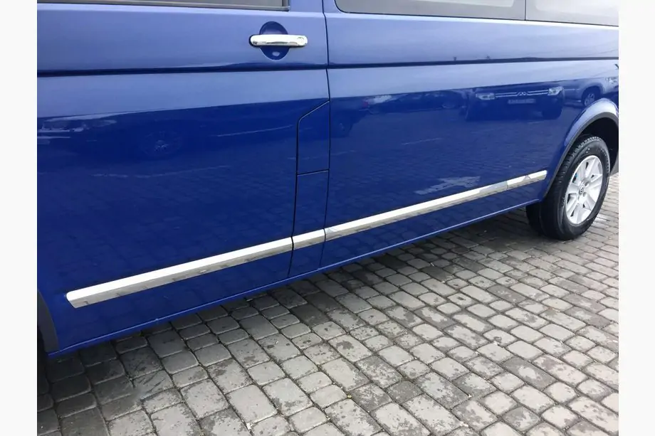 Volkswagen T5 Caravelle 2004-2010 Modanature Porte Acciaio Inox Cromo Image