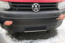 Volkswagen T5 2010-2015 Copertura invernale per griglia inferiore Opaco foto 2