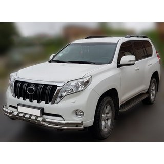 Protezione Anteriore F3-31 (Acciaio Inox) Toyota Land Cruiser Prado 150 2009-2023 foto 1