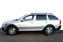 Skoda Octavia II A5 2010-2013 Deflettori Finestrini SW (4 pz, HIC) foto 10