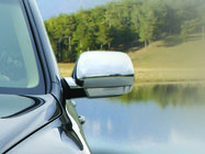 Volkswagen Touareg 2002–2010 Coperture Specchietti 2003-2007 (2 pz, Acciaio Inox) Carmos - Acciaio Inox Turco foto 2