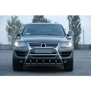 Protezione Anteriore WT003 Special (Acciaio Inox) Volkswagen Touareg 2002–2010 foto 4