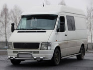 Volkswagen LT 1995-2006 Protezione Anteriore ST020 Acciaio Inox foto 1