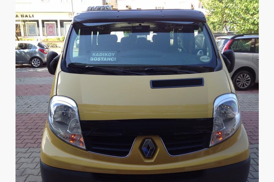 Renault Trafic 2001–2015 Visiera parabrezza (nero lucido, 5mm) Foto 6