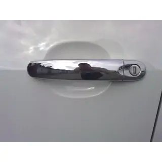 Coperture Maniglie Porta Cromate (4 pz, Acciaio Inox) foto 4