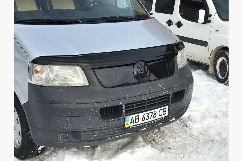 Volkswagen T5 Transporter 2003-2010 Copertura invernale per griglia Opaco con Isolamento Foto 4