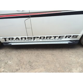 Pedane laterali Allmond Grey (2 pz, alluminio) Volkswagen T6 2015-2024 foto 1
