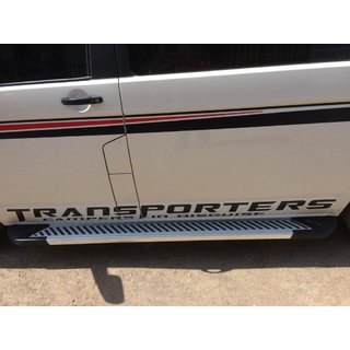 Pedane Laterali Line (2 pz, Alluminio) Volkswagen T6 2015-2024 foto 1