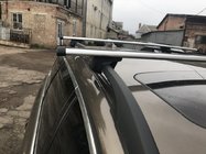Volkswagen T5 2010-2015 Barre portatutto trasversali per barre integrate con chiave (2 pz) foto 4