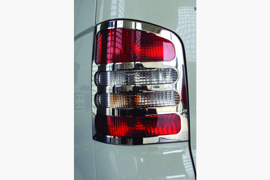 Volkswagen T5 2010-2015 Coperture Fanali Posteriori (2 pz, Acciaio Inox) 2 Porte, OmsaLine - Acciaio Inox Italiano Foto 6