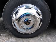 Mercedes Sprinter W906 2006–2018 Copricerchi in acciaio inox OEM (2 anelli, 4 pz) foto 2