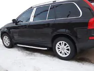 Volvo XC90 2002-2014 Pedane Laterali BlackLine (2 pz, Alluminio) foto 1