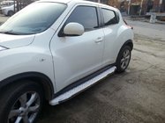 Nissan Juke 2010-2019 Pedane laterali WhiteLine (2 pz, alluminio) foto 1