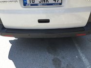 Volkswagen T5 Multivan 2003–2010 Protezione paraurti posteriore con bordo (Carbonio) foto 1