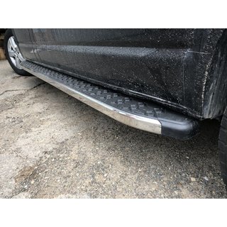 Pedane Laterali BlackLine (2 pz, Alluminio) Volkswagen T5 Caravelle 2004-2010 foto 1