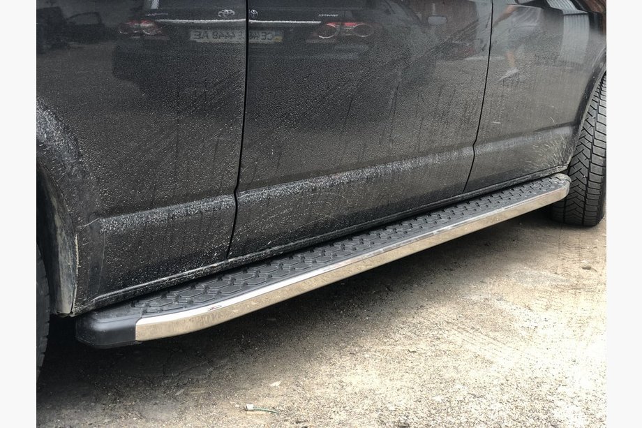 Volkswagen T5 2010-2015 Pedane Laterali BlackLine (2 pz, Alluminio) Image