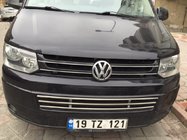 Volkswagen T5 2010-2015 Inserto griglia paraurti in acciaio inox foto 1