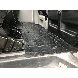 Tappetini posteriori in gomma (2 pz, Polytep) Volkswagen T5 2010-2015 foto 1