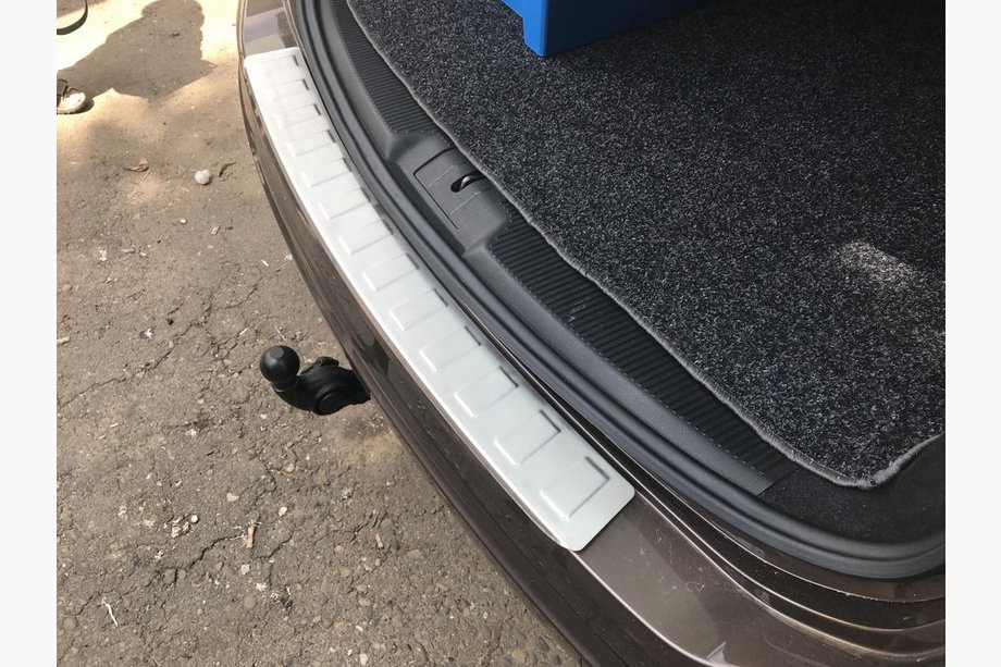 Ford Galaxy 2007-2015 Protezione Paraurti Posteriore Carmos Acciaio Inox Image