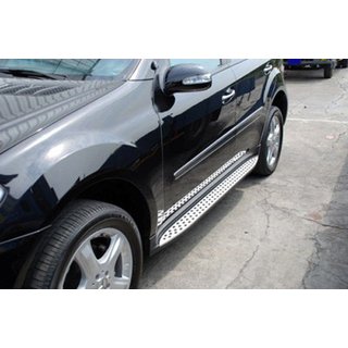 Pedane Laterali OEM (2 pz, Alluminio) Mercedes ML W164 2005-2011 foto 2