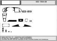 Saab 900 1994-1998 Offerta! Rivestimenti cruscotto (legno) foto 1