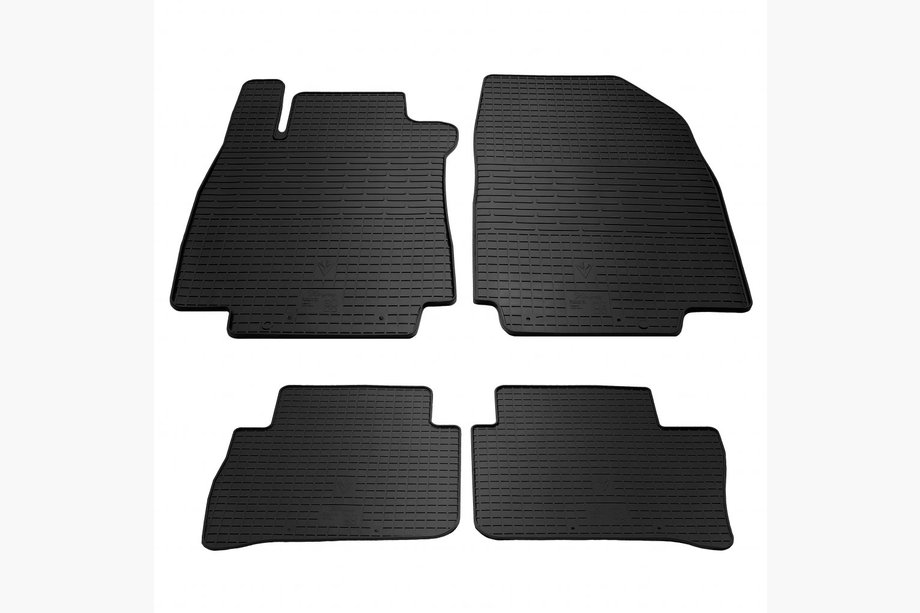 Nissan Tiida 2004-2011 Tappetini in gomma (4 pz, Stingray Premium) Image