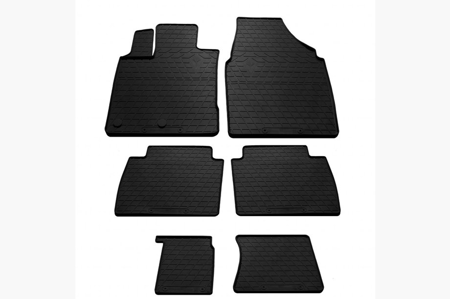 Nissan Qashqai 2010-2014 Tappetini in gomma per +2 (6 pz, Stingray Premium) Foto 1