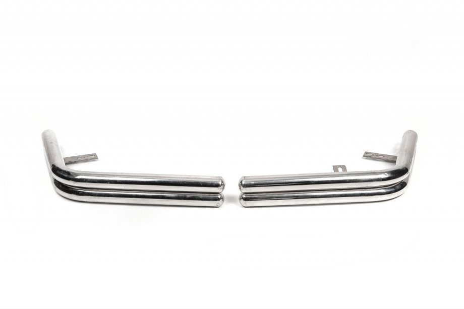 Volkswagen T5 2010-2015 Protezioni angolari posteriori AK003-double (2 pz, acciaio inox) Image