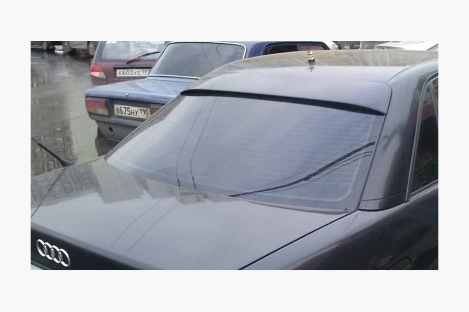 Audi A6 C4 1994–1997 Visiera spoiler (vetroresina, pronta per verniciatura) Image
