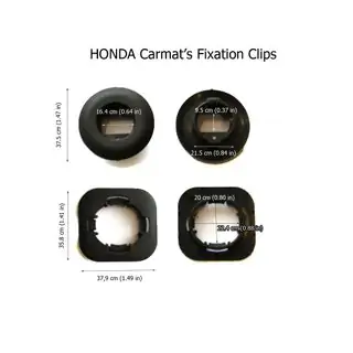 Clip tappetino Honda ovale (nuovo)