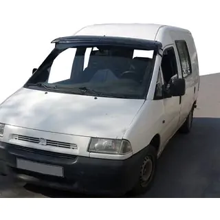 Visiera parabrezza (nero lucido, 5mm) Citroen Jumpy 1996-2007 foto 1