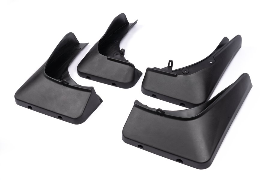 BMW X5 E70 2007-2013 Paraspruzzi Premium con minigonne (4 pz) Image