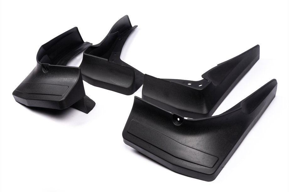 Mercedes GL/GLS class X166 2012-2019 Paraspruzzi Premium con minigonne (per Base, 4 pz) Image