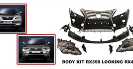Lexus RX 2009-2015 Paraurti anteriore OEM 2013 2009-2012, con fari foto 2