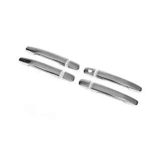 Coperture Maniglie Porta Cromate (4 pz, Acciaio Inox) foto 3