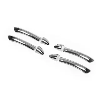 Coperture Maniglie Porta Cromate (4 pz, Acciaio Inox) foto 2