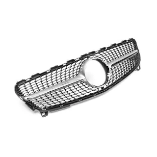 Griglia Anteriore Diamond Silver (2015-2018) Mercedes A-class W176 2012-2018 foto 2