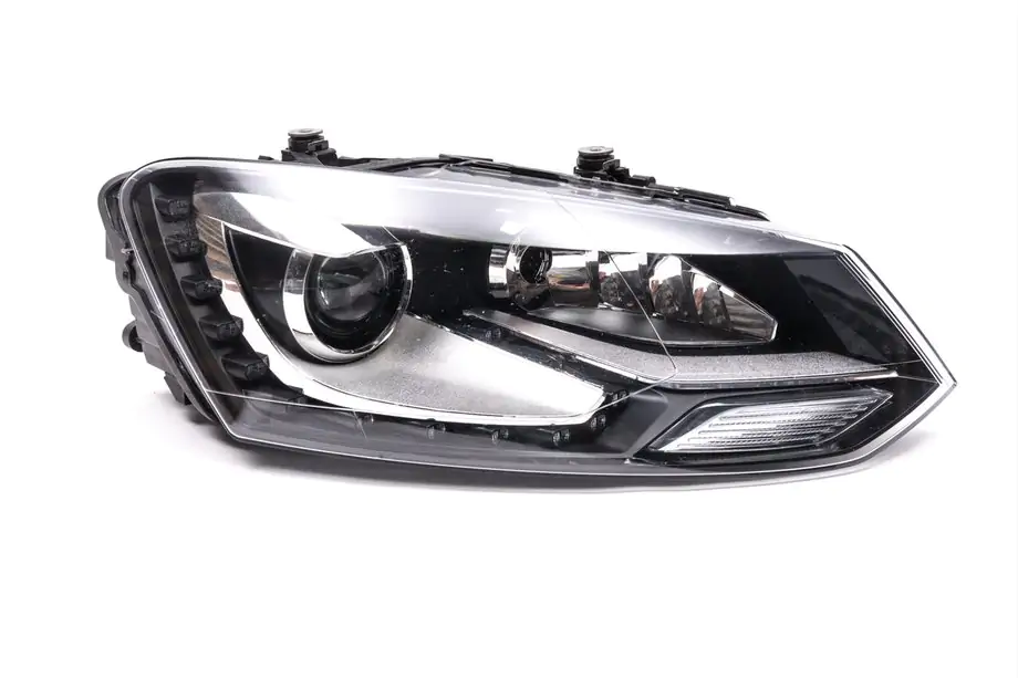 Volkswagen Polo 2010-2017 Faro Anteriore LED (2014-2017, Destro, Originale, Usato) Image