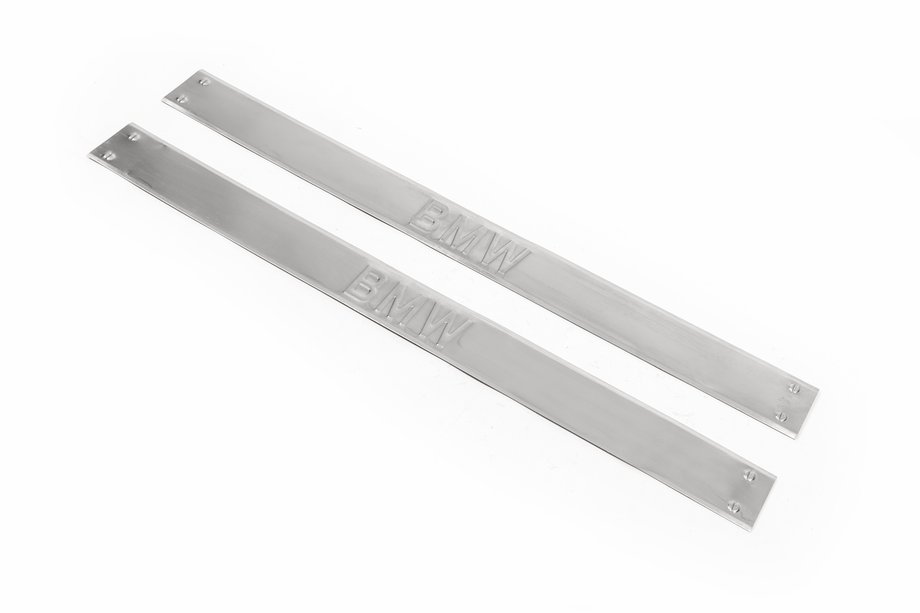 BMW Battitacco Carmos (2 pz, acciaio inox) Foto 1